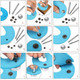 4-Part S Spring Press Studs